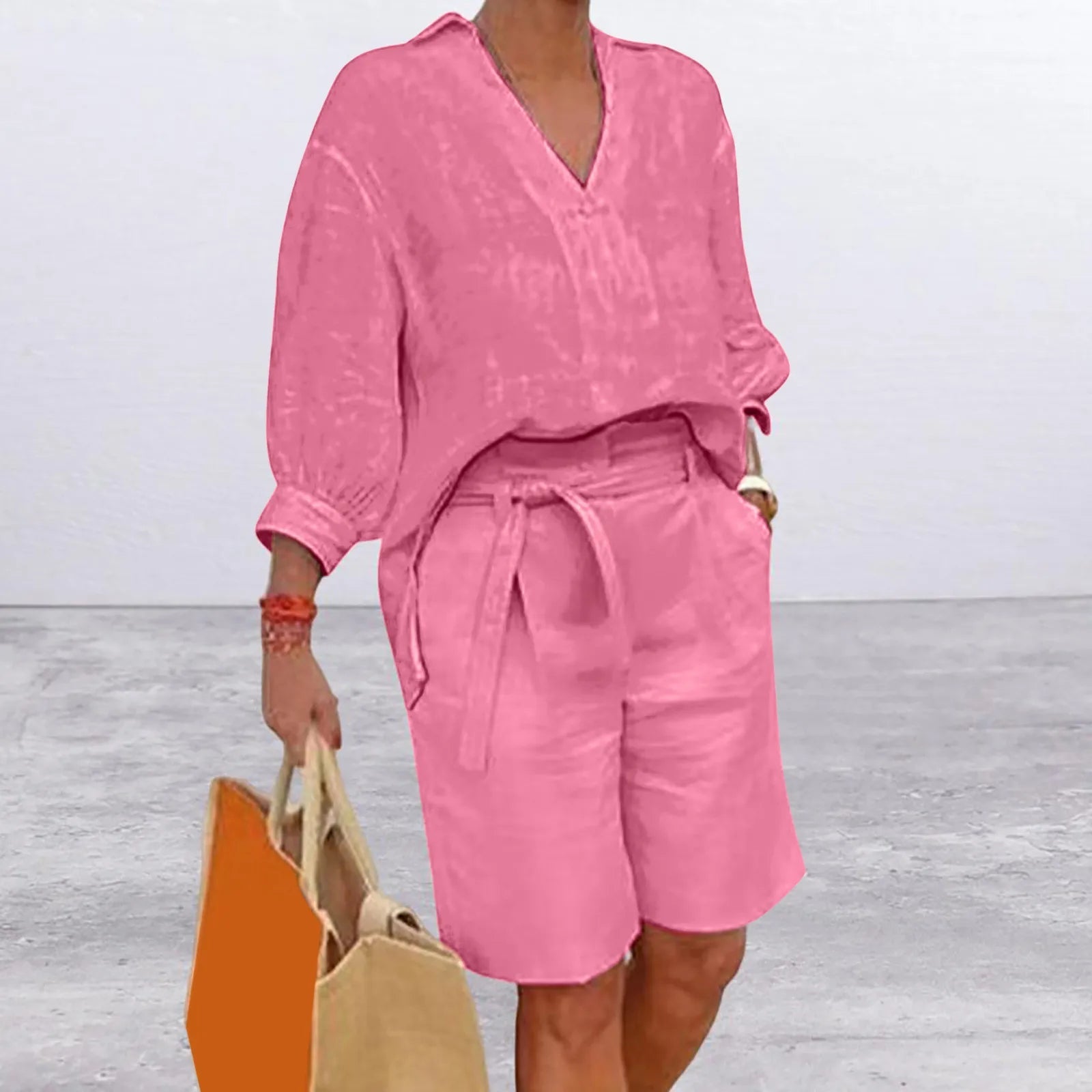 Conjunto Feminino Shorts e Blusa Jeniffer