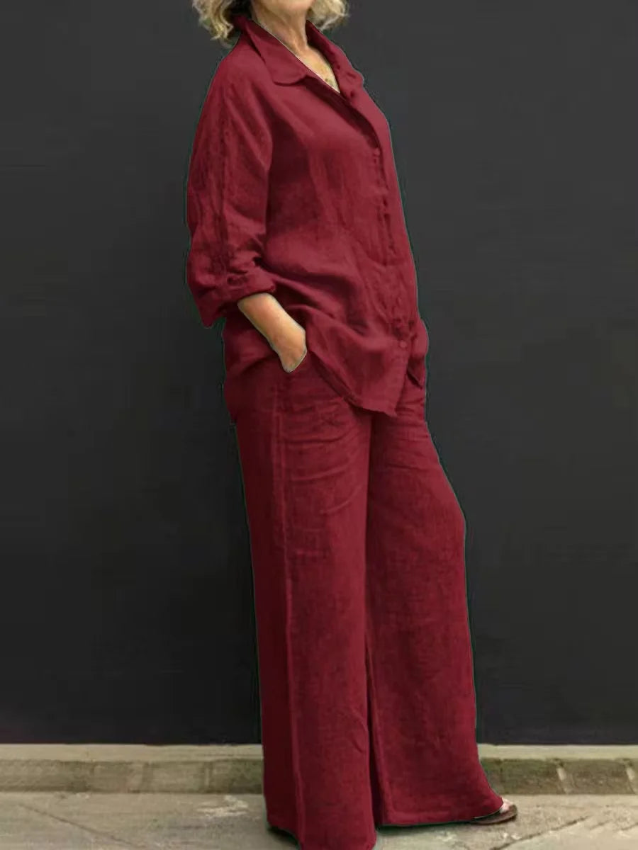Conjunto Feminino Calça e Blusa Zaery