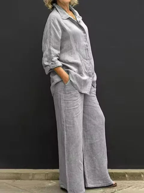 Conjunto Feminino Calça e Blusa Zaery