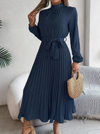 Vestido Longo Plissado
