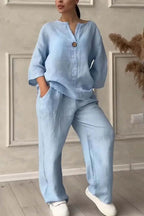 Conjunto Calça e Blusa Elegante