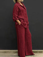 Conjunto Feminino Calça e Blusa Zaery