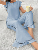 Pijama Luxo Com Babados