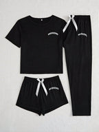 Conjunto De Pijama 3 Peças