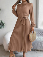 Vestido Longo Plissado