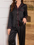Pijama Cetim Noite Felina