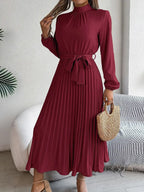 Vestido Longo Plissado