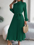 Vestido Longo Plissado