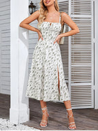 Vestido Midi com Estampa Floral