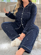 Pijama Plus Size Noite Estrelada