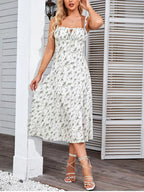 Vestido Midi com Estampa Floral