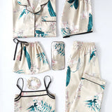 Conjunto Pijama 7 Peças Floral