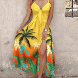 Vestido Longo Estampado Floral