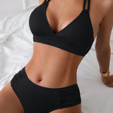 Biquíni Preto Halter
