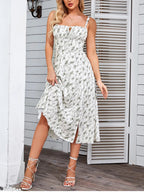 Vestido Midi com Estampa Floral