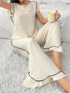Pijama Luxo Com Babados