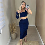 Conjunto Saia Midi
